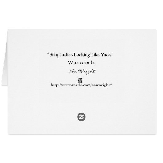 Funny Fabulous Ladies (Back Horizontal)