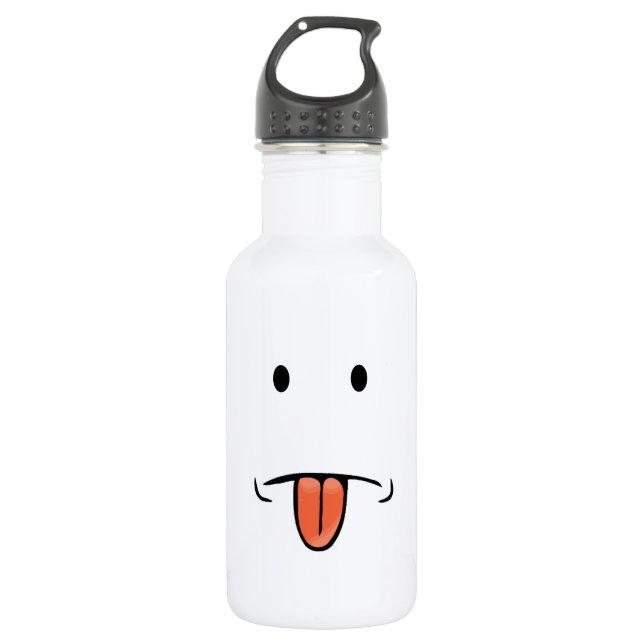 Funny Face 16 oz. Stainless Steel Water Bottle (Front)