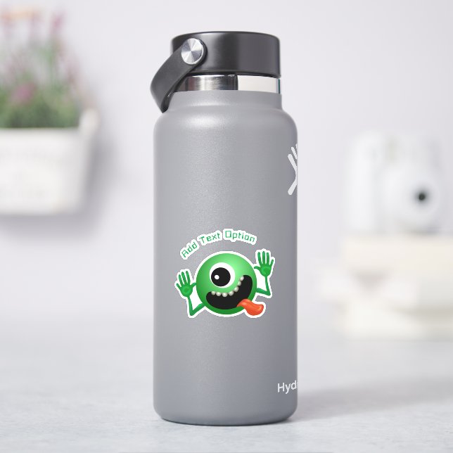 Funny Face Alien Sticker (HydroFlask)