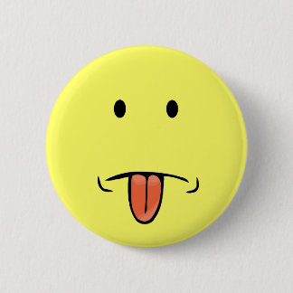 Funny face button