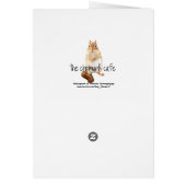 Funny Face Chipmunk Cards (Back)