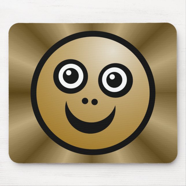 Funny Face (color me) - Coffee- v2 Mouse Pad (Front)