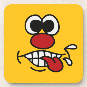 Funny Face custom coasters