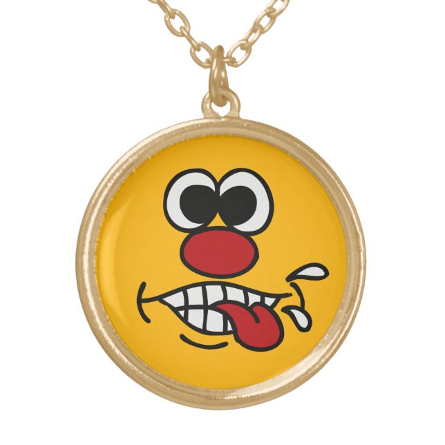 Funny Face custom necklace (Front)