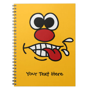 Funny Face custom notebook