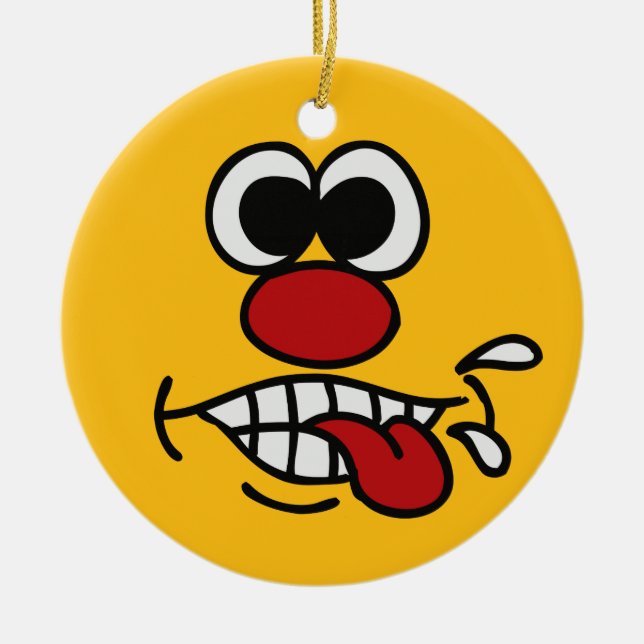 Funny Face custom ornaments (Front)