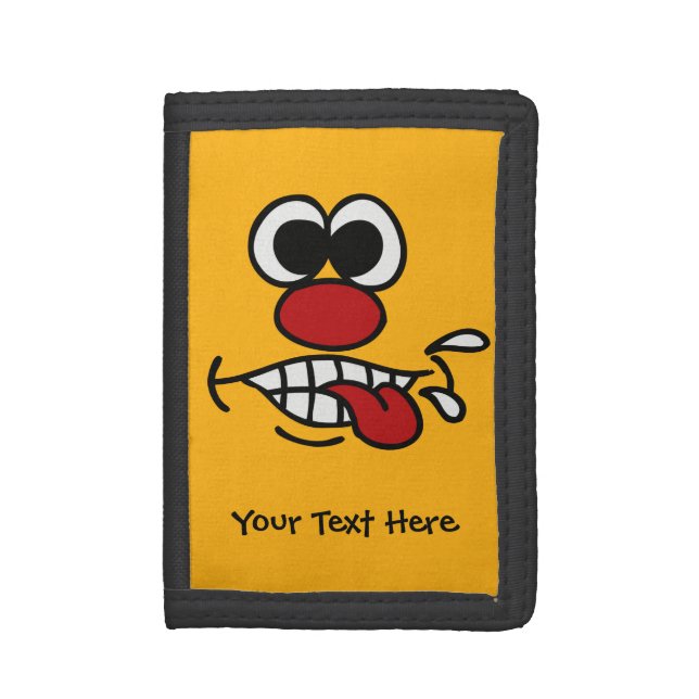 Funny Face custom wallets (Front Vertical)