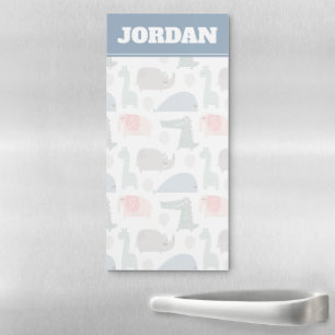 Funny Face Cute Doodle Animal Pattern Magnetic Notepad