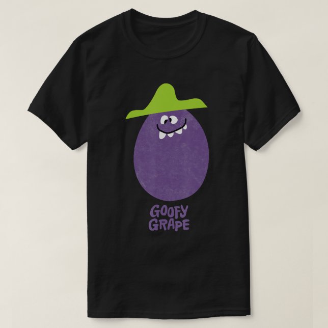 Funny Face Drink Mix Goofys Grape T-Shirt (Design Front)