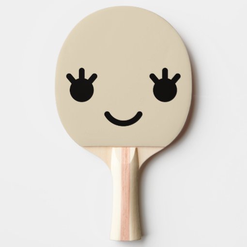 Funny Face. Emoji. Emoticon. PingPong Paddle Zazzle