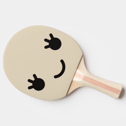 Funny Face Emoji Emoticon Ping_Pong Paddle
