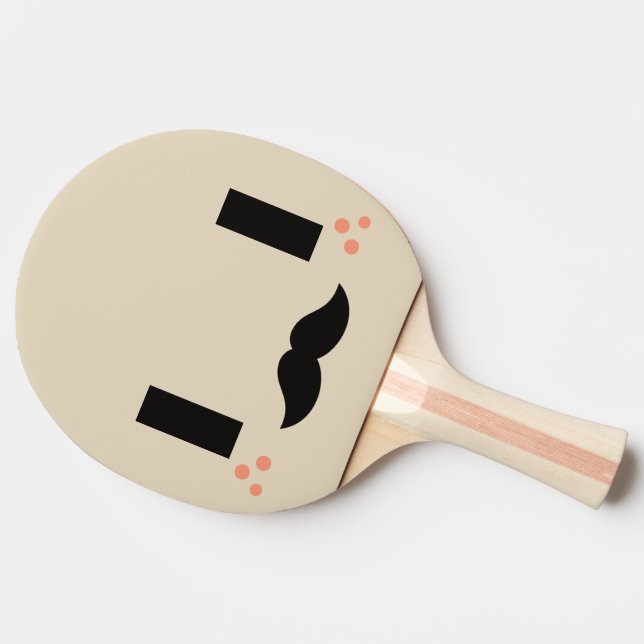 Funny Face. Emoji. Emoticon. Ping-Pong Paddle (Side)