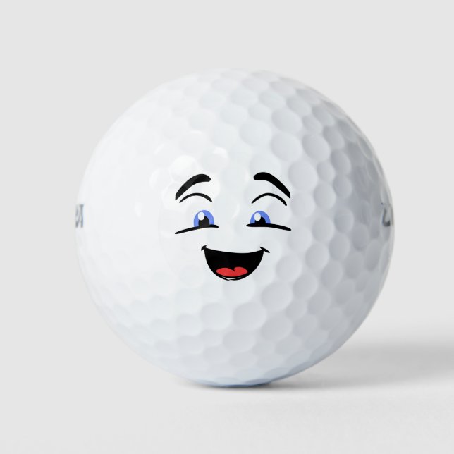 Funny Face Golf Balls (Front)