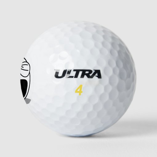Funny Face Golf Balls Zazzle
