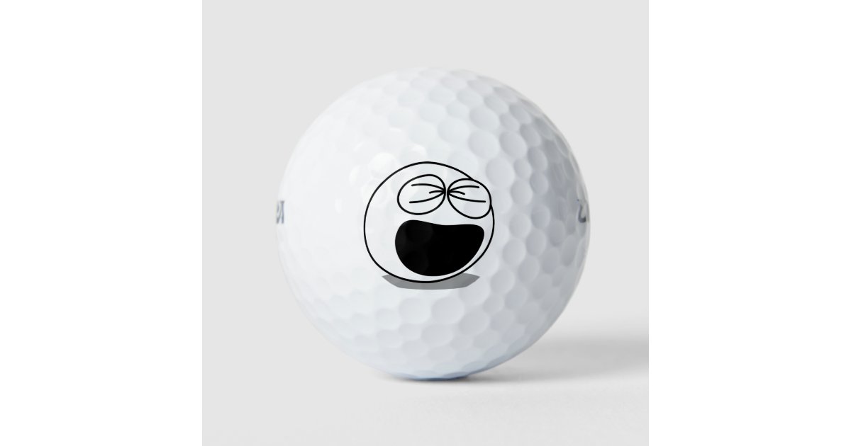 Funny Face Golf Balls Zazzle