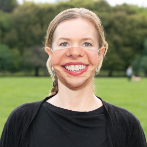 Funny Face Mask with Custom Your Photo Design