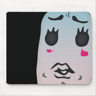 Funny Face Mouse Pad