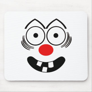 Funny Face Mouse Pad