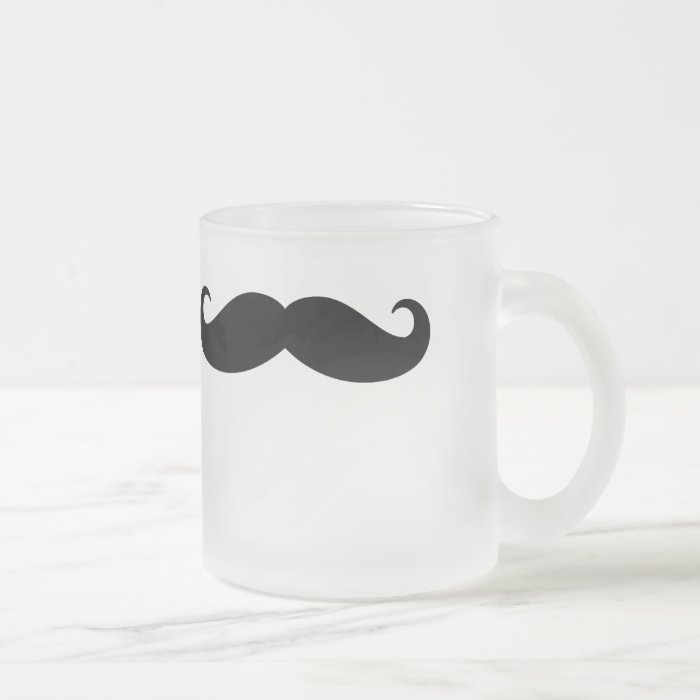 Funny Face Moustache Mustache Facial Hair Pattern Coffee Mugs