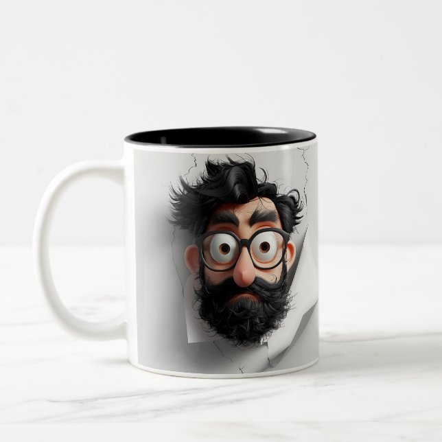 Funny Face Mug (Left)