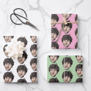 Funny Face or Pet Photo Gift Wrapping Paper Sheets