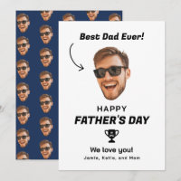 Funny Face Photo Happy Father's Day