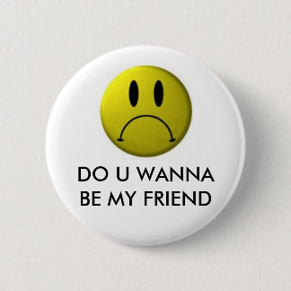 Funny Face Pinback Button
