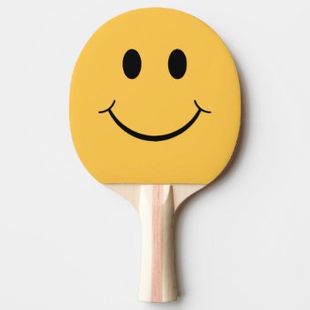 Funny Face Table Tennis Racket Ping-pong Paddle by superkalifragilistic at Zazzle