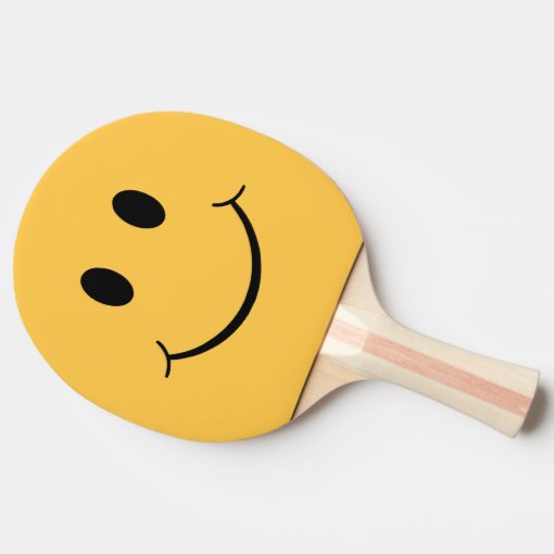 Funny Face Table Tennis Racket Ping-Pong Paddle | Zazzle
