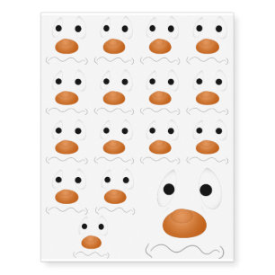 Funny Face Temporary Tattoos