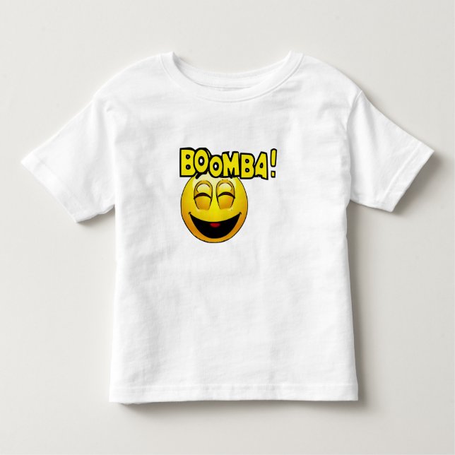 funny face toddler t-shirt (Front)