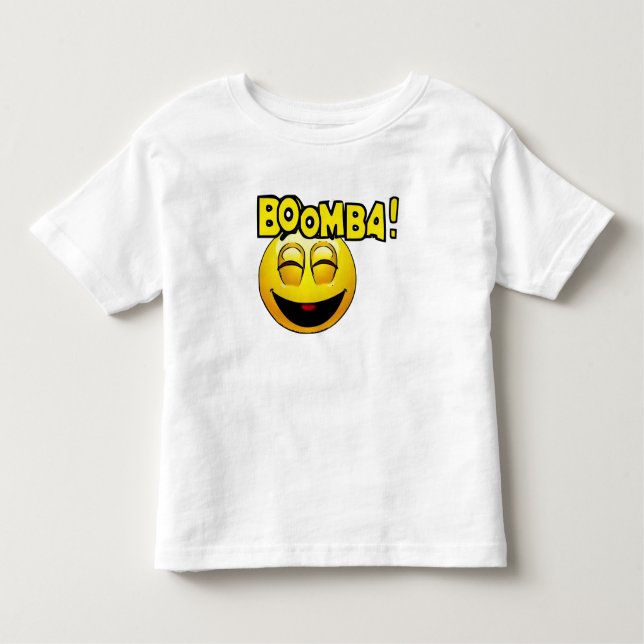 funny face toddler t-shirt (Front)