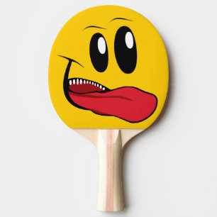 Funny Face Triple Nanner Table Tennis Ping Pong Paddle