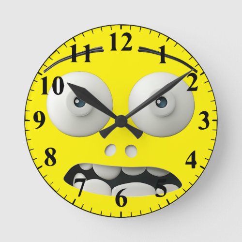 Funny Face Wall Clock