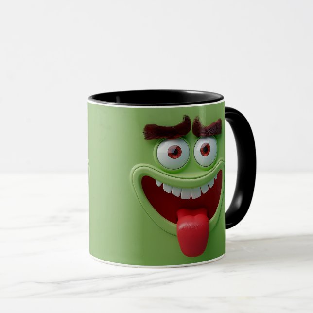 Funny Face Wrap Mug (Front Right)