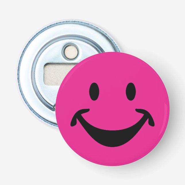 Funny face + your backg. & ideas bottle opener (Front)