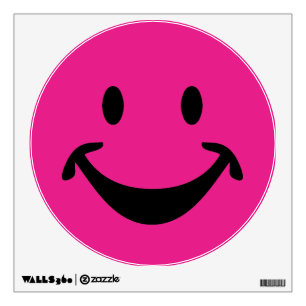 Funny face + your backg. & ideas wall decal