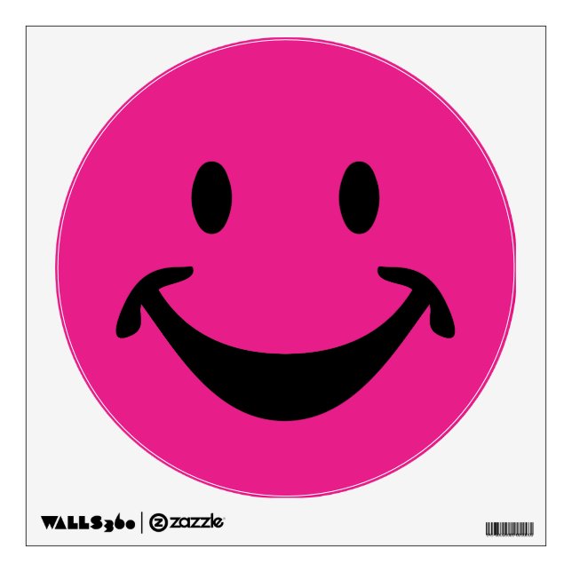 Funny face + your backg. & ideas wall decal (Front)