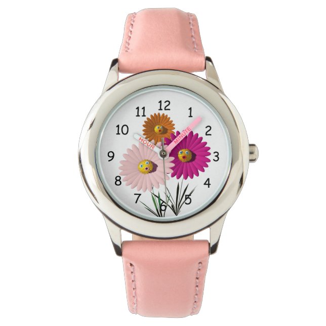 Funny Faced Flowers watch (Front)