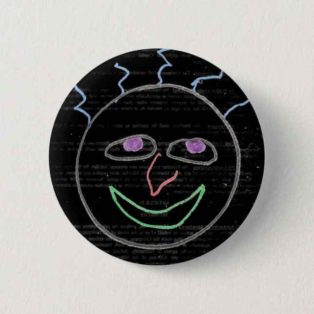 Funny Faces Button (Front)