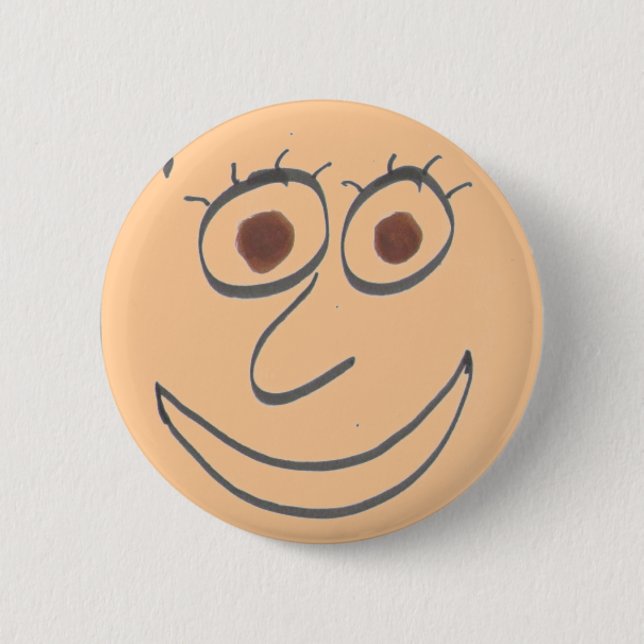 Funny Faces Button (Front)