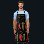 Funny faces chili chile peppers Mexican southwest Apron<br><div class="desc">Stand out in the kitchen or your next BBQ food party with this apron featuring funny chili or chile peppers with faces,  personalized with your name or text,  perfect for Mexican food or southwest cuisine lovers.</div>