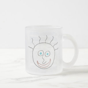Funny Faces Frosted Mug
