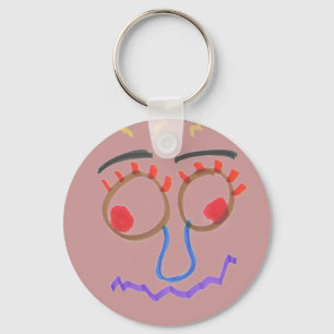 Funny Faces Keychain