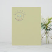 Funny Faces Letter Head (Standing Front)