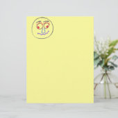 Funny Faces Letter Head (Standing Front)