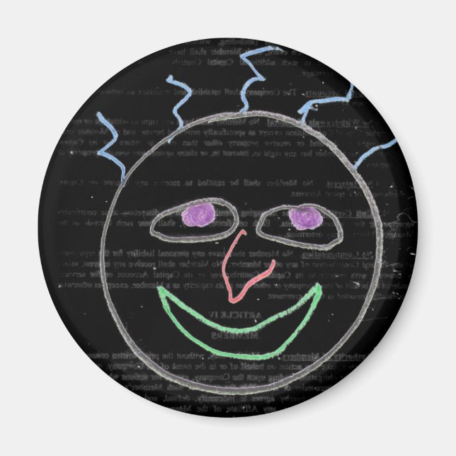 Funny Faces Magnet (Front)