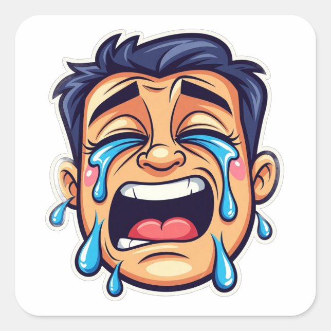 Funny Faces Meme Stickers (Front)