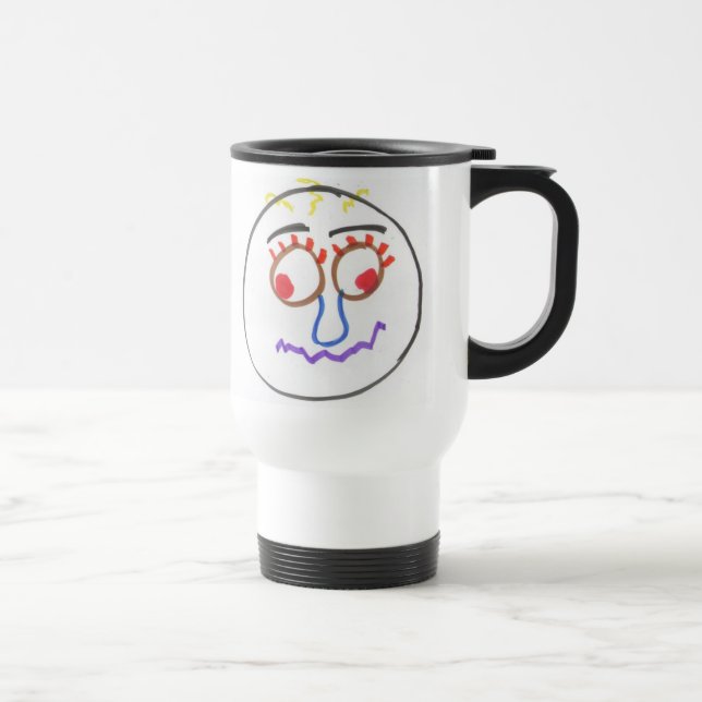 Funny Faces Travel Mug (Right)