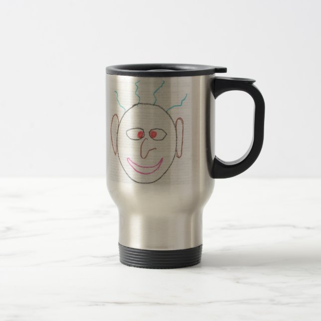 Funny Faces Travel Mug (Right)